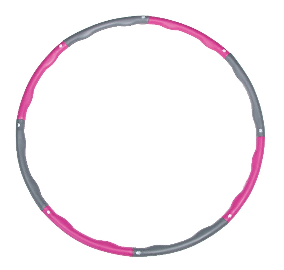 Image 661085_PNK.jpg, Product 661-085 / Price $62.99, Power WearHouse Take 2 Weighted Hula Hoop from Power WearHouse on TSC.ca's Health & Fitness department