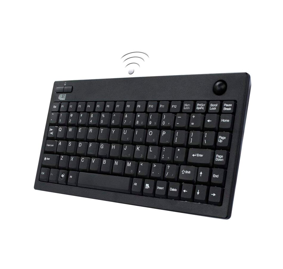 Image 661231.jpg, Product 661-231 / Price $74.99, Adesso WKB-3100UB 2.4 GHZ RF Wireless Mini 800 DPI Keyboard on TSC.ca's Electronics department