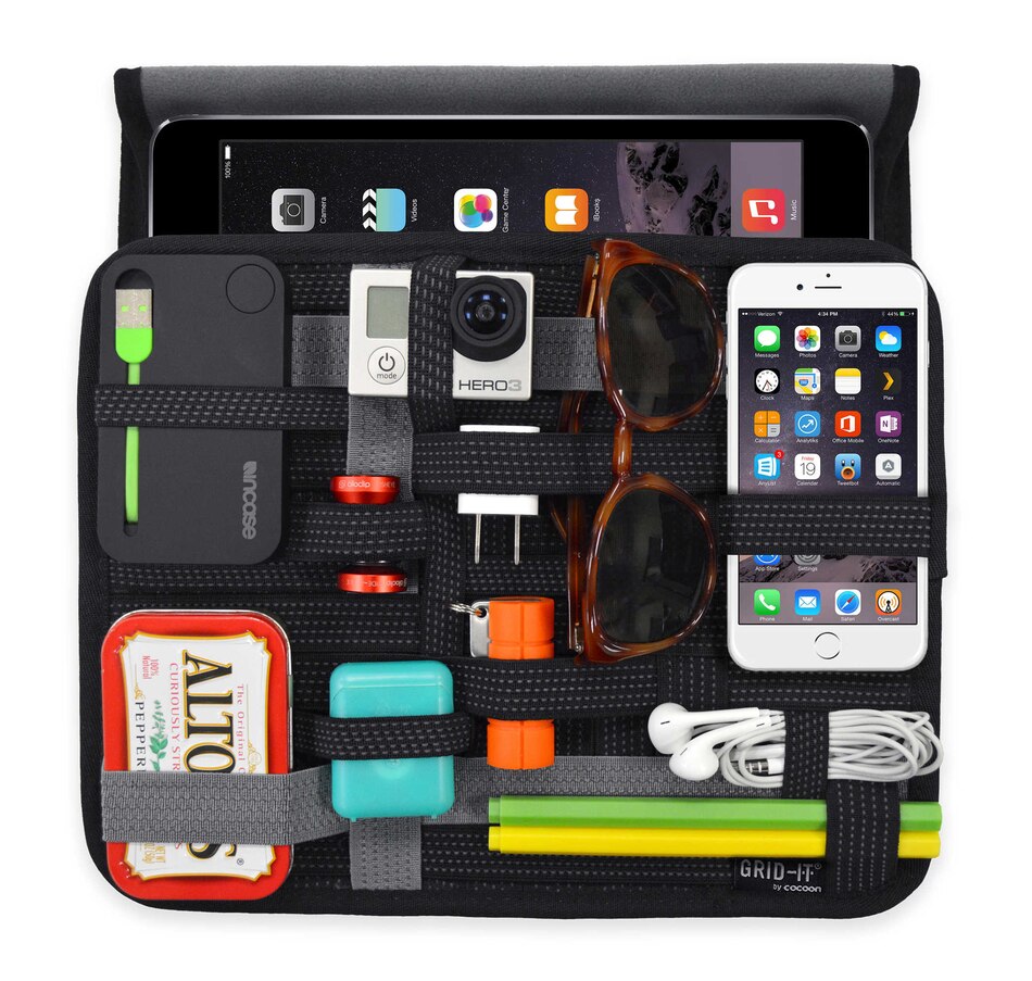 Image 661394.jpg , Product 661-394 / Price $41.99 , Cocoon 11" GRID IT Accessory Organizer with Tablet Pocket  on TSC.ca's Electronics department