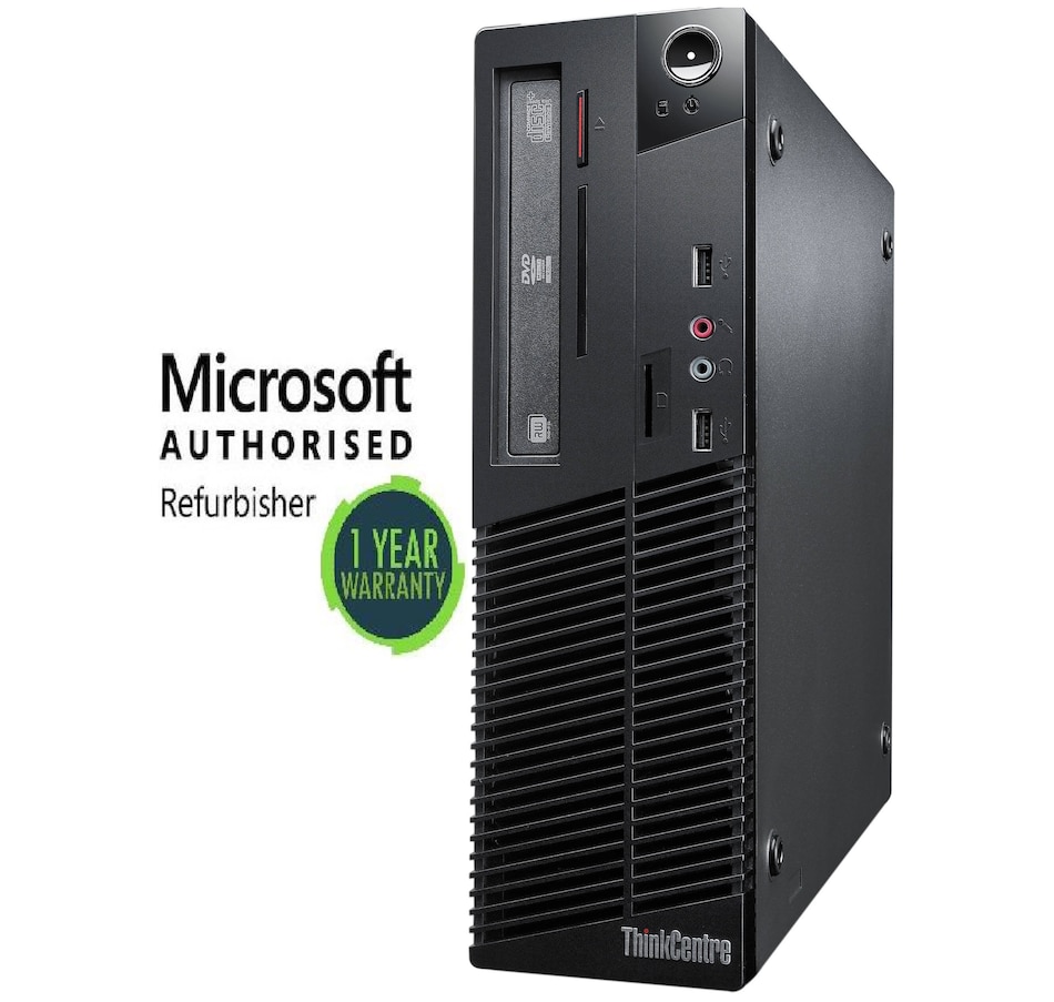 Image 661795.jpg, Product 661-795 / Price $209.99, Lenovo M81 SFF i3-2100 8GB 2TB DVD Wi-Fi Windows 10 Home Refurbished from Lenovo on TSC.ca's Electronics department