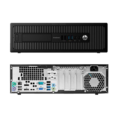 HP EliteDesk 800 G1 SFF Intel i5-4570 3.2GHz 8GB 120GB SSD DVD Win 10 Pro  Refurbished