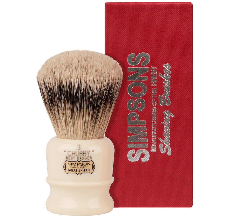Image 662333.jpg, Product 662-333 / Price $425.00, Simpsons Chubby CH3 Best Badger Shave Brush (108 mm) from Voreia on TSC.ca's Beauty department