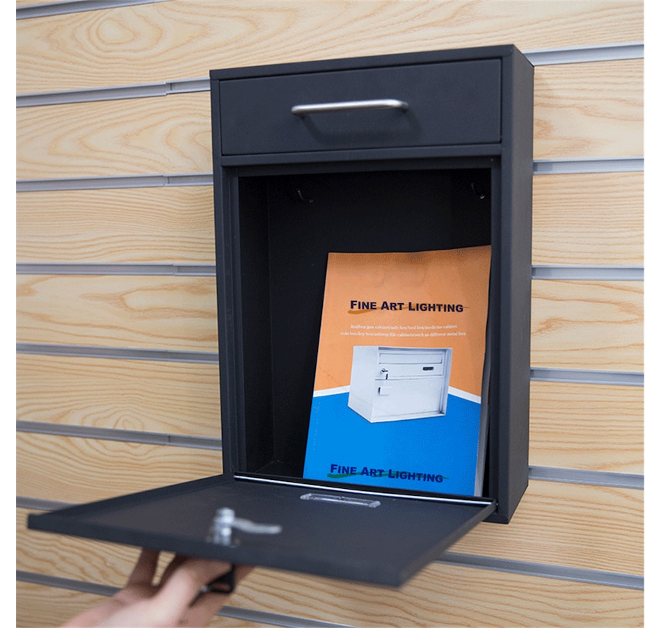 Image 662581_ALTMORE4.jpg, Product 662-581 / Price $76.00, Fine Art Lighting Wall-Mounted Steel Mailbox from Fine Art Lighting on TSC.ca's Home & Garden department