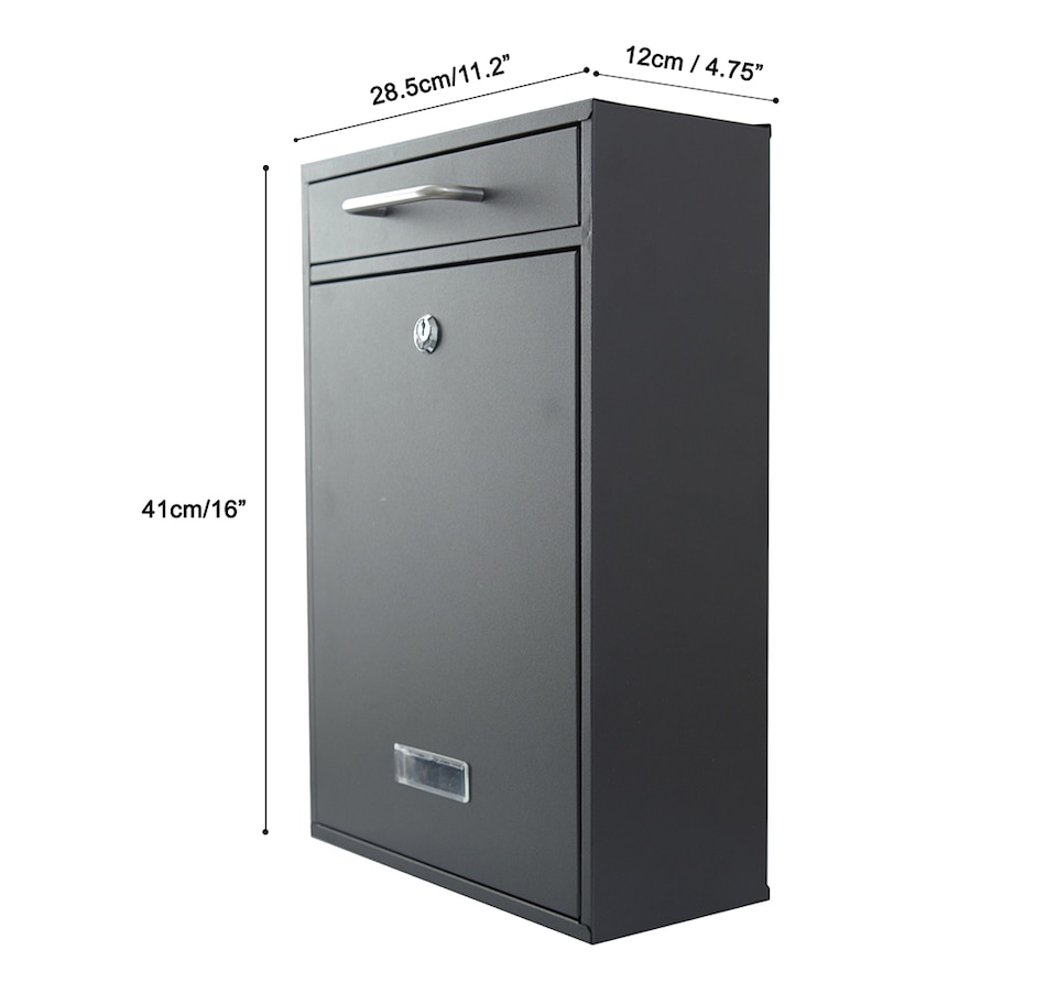 Image 662581_ALTMORE504.jpg, Product 662-581 / Price $76.00, Fine Art Lighting Wall-Mounted Steel Mailbox from Fine Art Lighting on TSC.ca's Home & Garden department