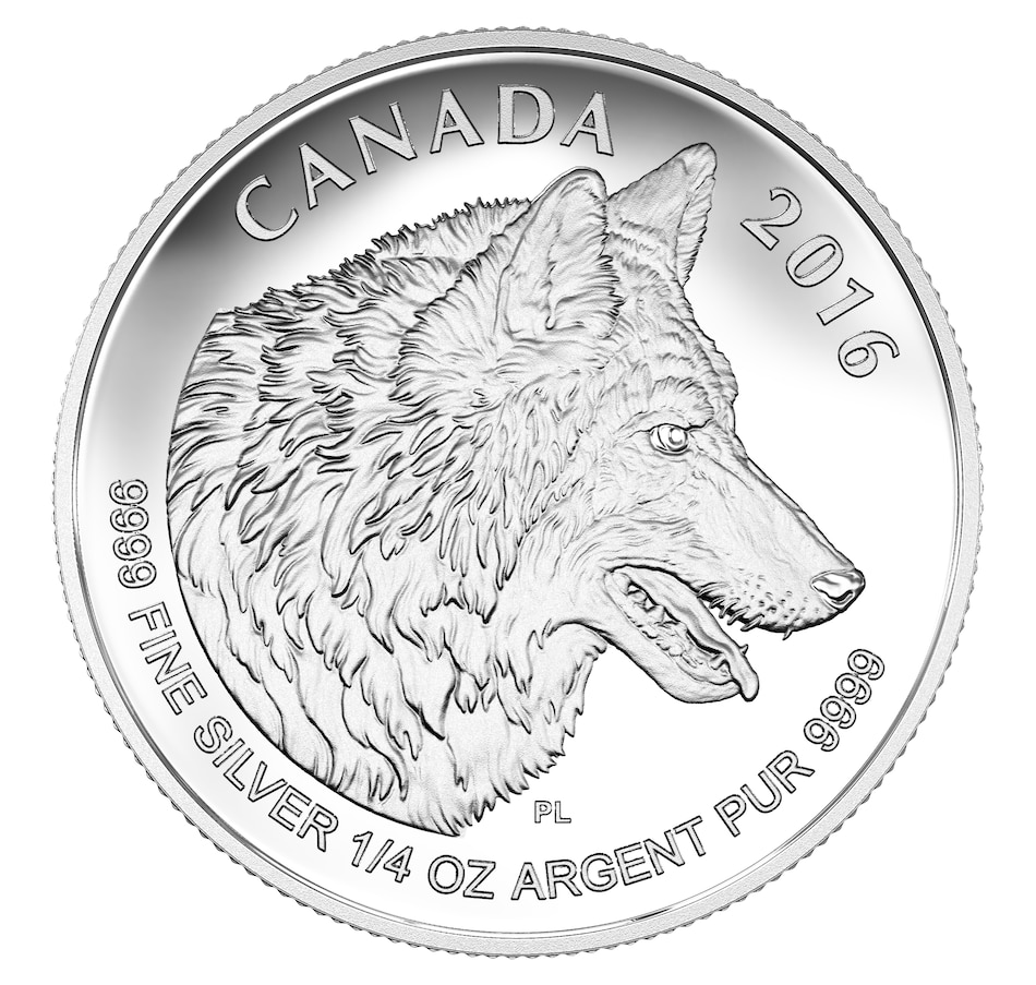 Image 662618_ALTMORE6.jpg, Product 662-618 / Price $199.95, 2016 Fine Silver Maple Leaf Fractional Coin Set - Wolf from Royal Canadian Mint (RCM) on TSC.ca's Coins department