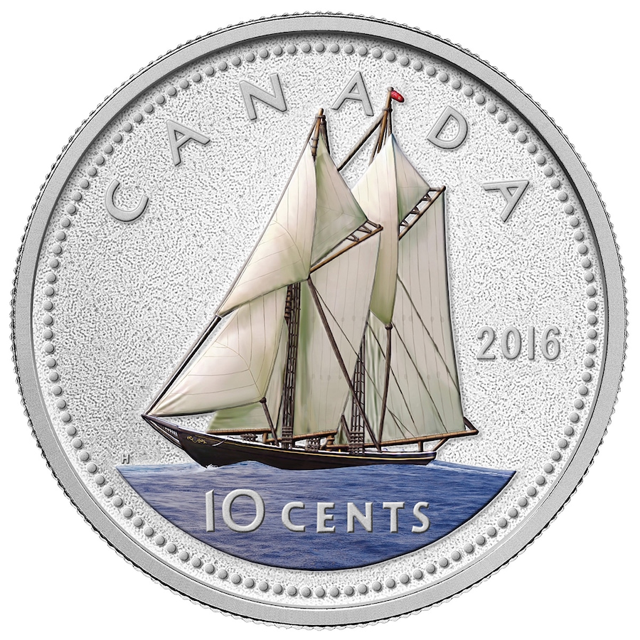Image 662718_ALTMORE9.jpg, Product 662-718 / Price $5,995.00, 2016 Colour Big Coin Five-Ounce Fine Silver Coins Complete Six-Piece Proof Set from Royal Canadian Mint (RCM) on TSC.ca's Coins department