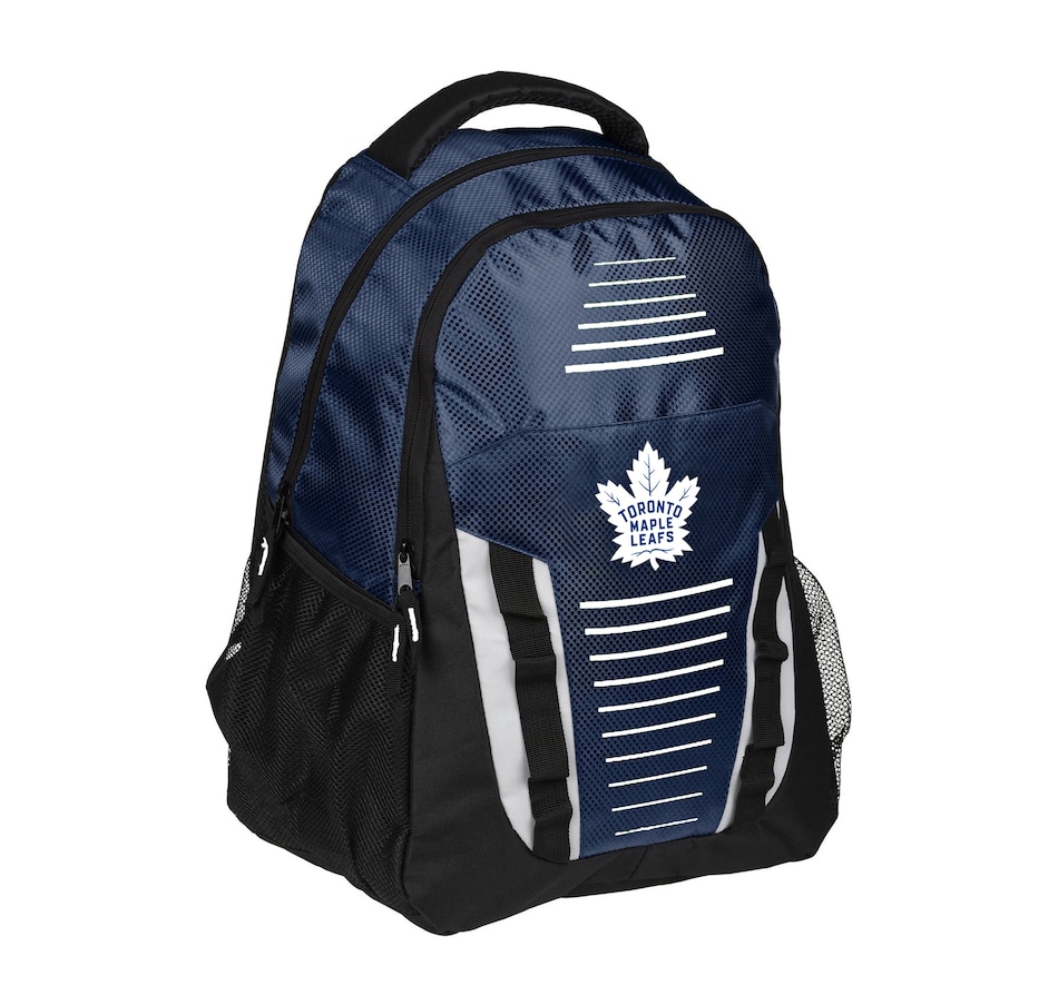 Image 662892.jpg, Product 662-892 / Price $49.99, Toronto Maple Leafs Stripe Franchise Backpack on TSC.ca's department