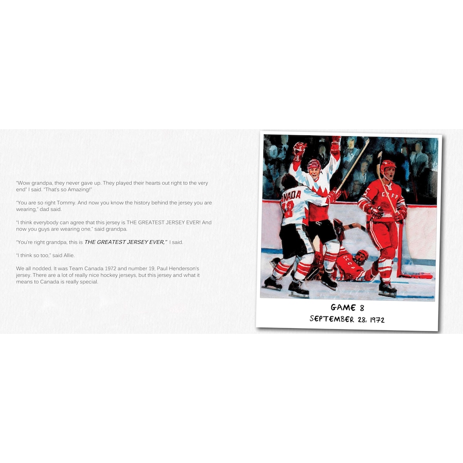 Image 663027_ALTMORE4.jpg, Product 663-027 / Price $29.99, The Greatest Jersey Ever Hardcover Children's Book on TSC.ca's Toys & Hobbies department