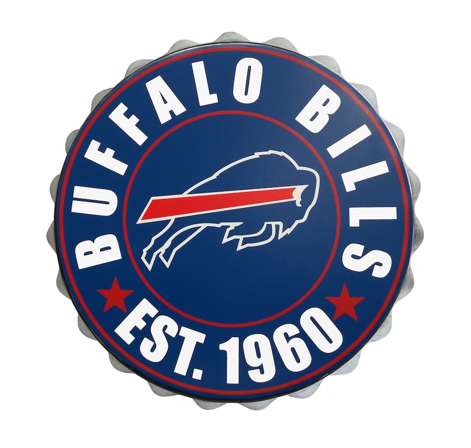 Image 663254.jpg, Product 663-254 / Price $29.99, Buffalo Bills Bottle Cap Wall Logo from Fanatics on TSC.ca's Sports department