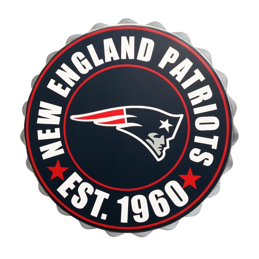 Image 663258.jpg, Product 663-258 / Price $29.99, New England Patriots Bottle Cap Wall Logo on TSC.ca's Health & Fitness department