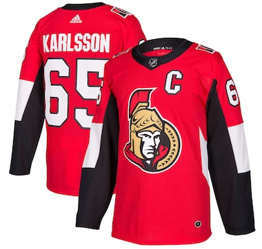 ANY NAME AND NUMBER OTTAWA SENATORS HOME OR AWAY AUTHENTIC ADIDAS