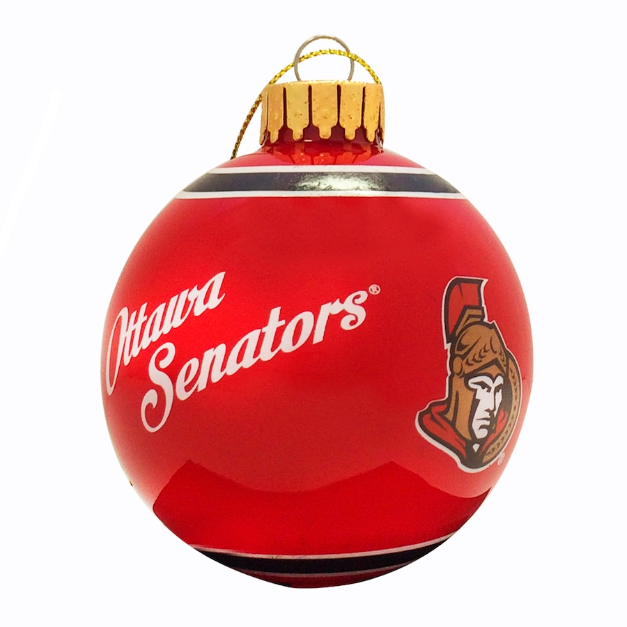 Image 663457_ALTMORE1.jpg, Product 663-457 / Price $14.99, Ottawa Senators Printed Glass Ball Ornament from NHL on TSC.ca's Health & Fitness department