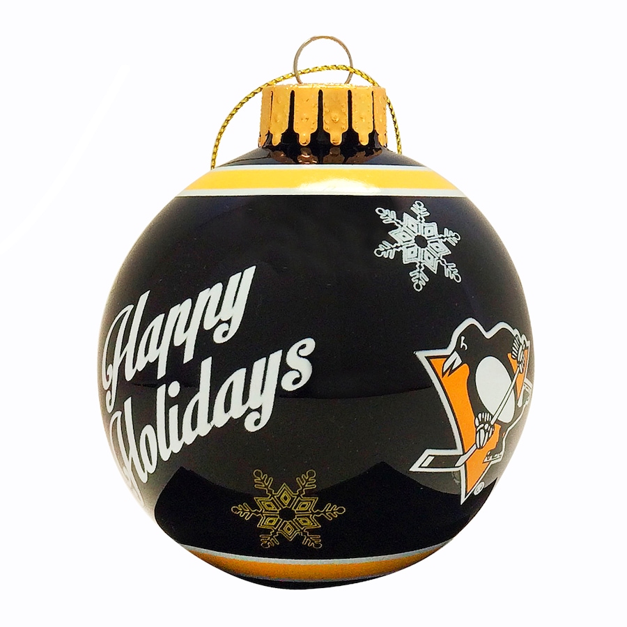 Image 663458.jpg, Product 663-458 / Price $14.99, Pittsburgh Penguins Printed Glass Ball Ornament from NHL on TSC.ca's Health & Fitness department