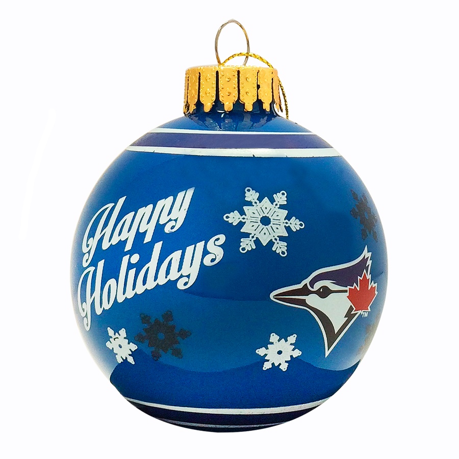 Image 663460.jpg, Product 663-460 / Price $14.99, Toronto Blue Jays Printed Glass Ball Ornament on TSC.ca's Health & Fitness department