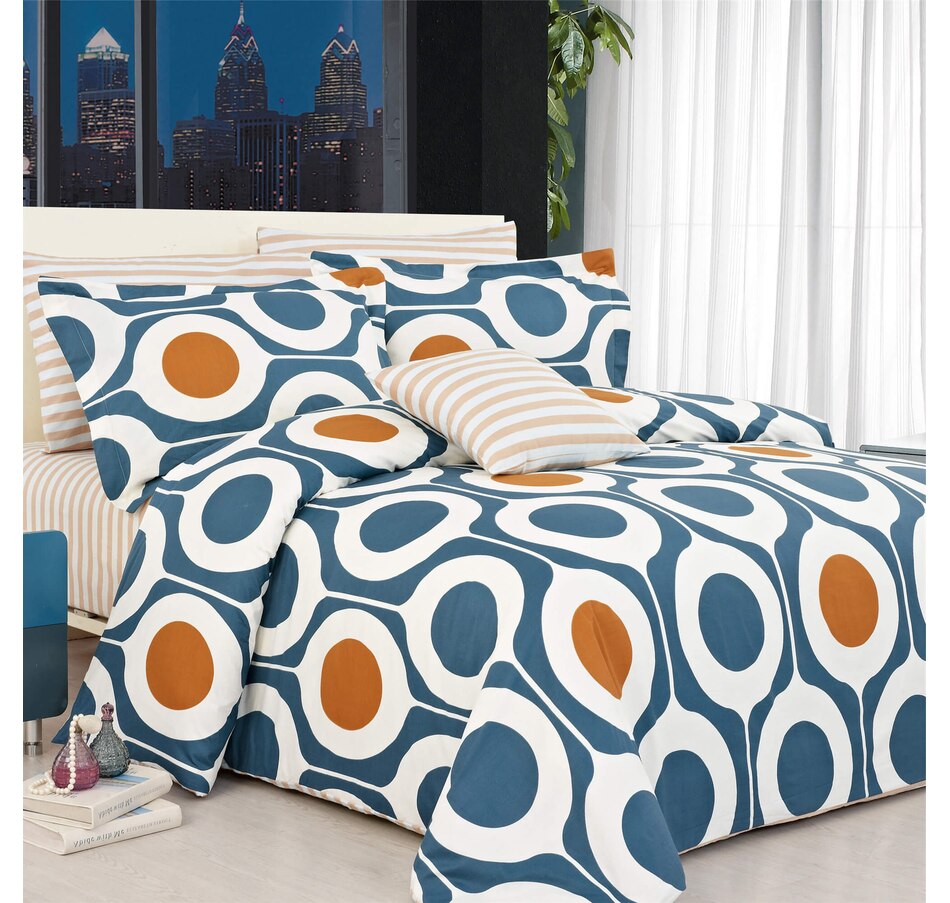 tsc.ca North Home Leeds 4 Piece Duvet Cover Set