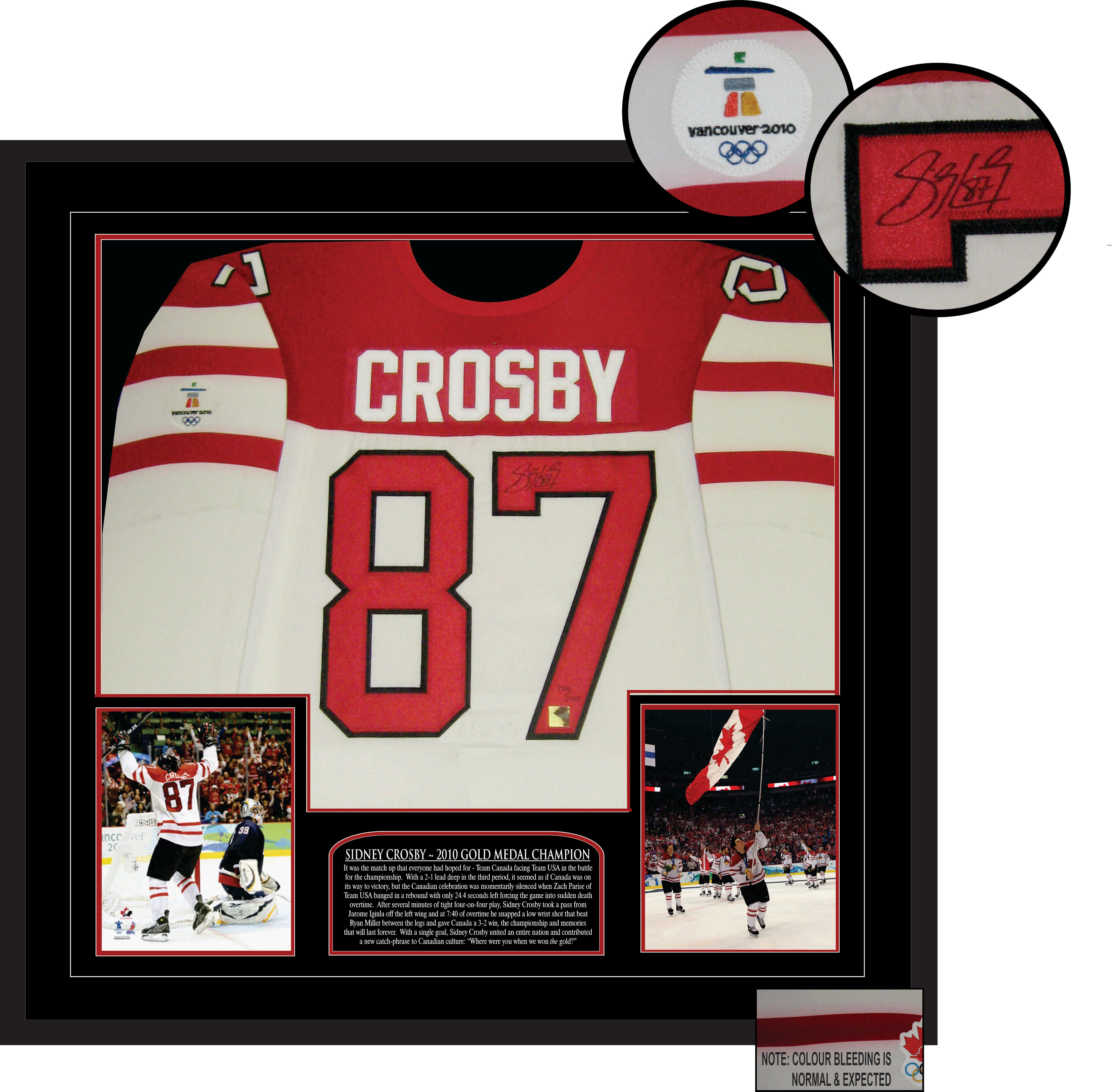 Frameworth Sidney Crosby Signed Jersey 