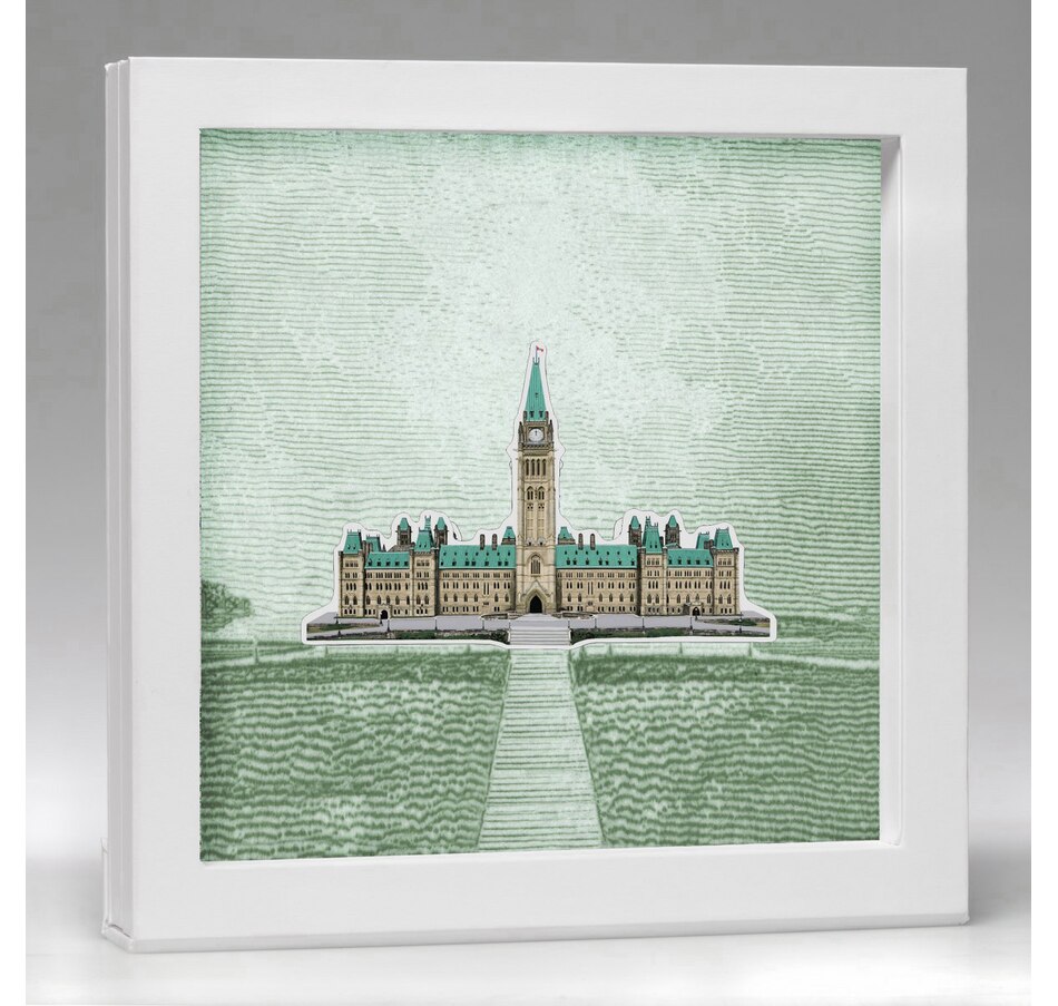 Image 664356_ALTMORE4.jpg, Product 664-356 / Price $349.95, Iconic Canada Real Shape Parliament Buildings in Fine Silver from The Coin Show with Steven Bromberg on TSC.ca's Coins department