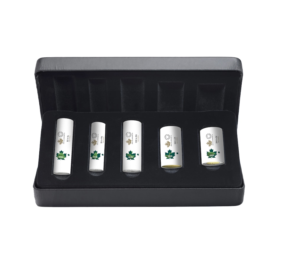 Image 664394.jpg, Product 664-394 / Price $189.95, 2025 First Strikes Special Wrap Roll Collection from Royal Canadian Mint (RCM) on TSC.ca's Coins department