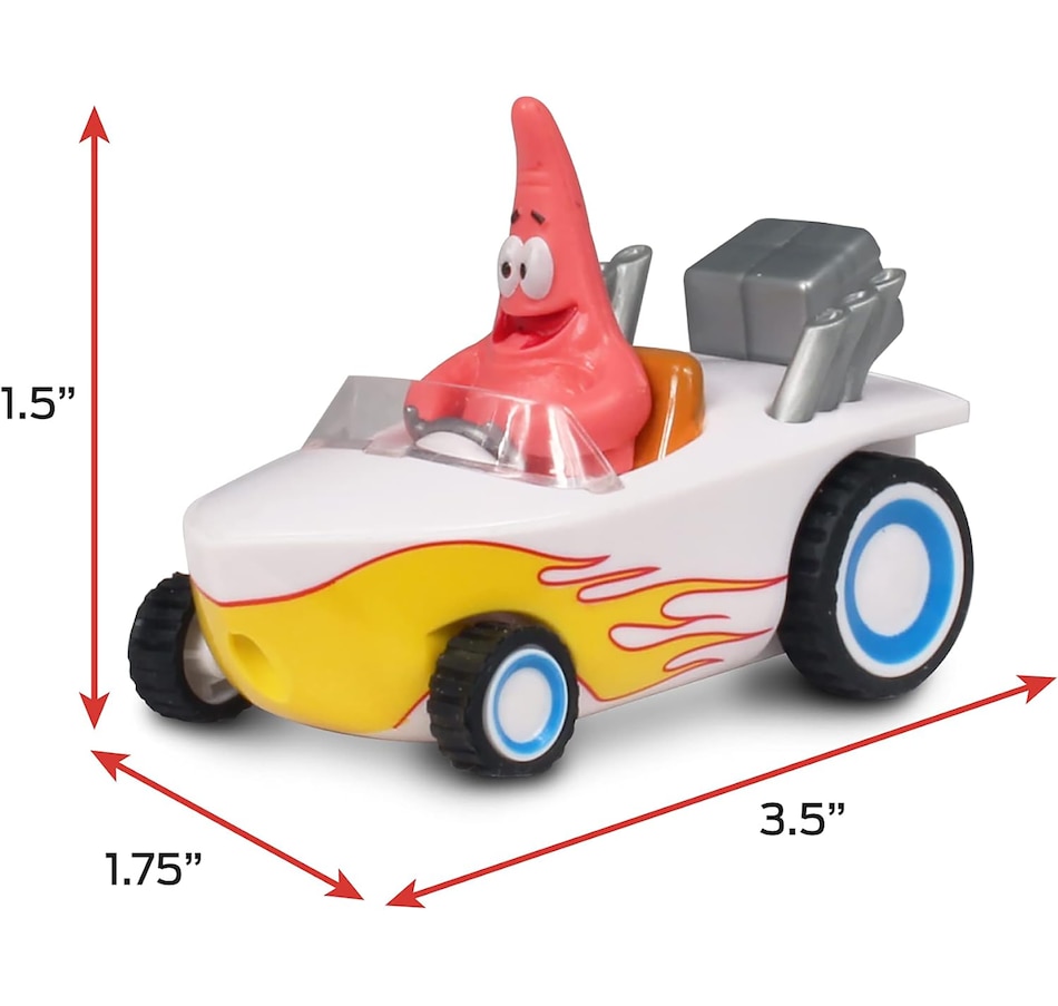 Image 664402_ALTMORE1.jpg, Product 664-402 / Price $14.99, NKOK Patrick Pull Back Hot Rod Boat from Nkok on TSC.ca's Toys & Hobbies department