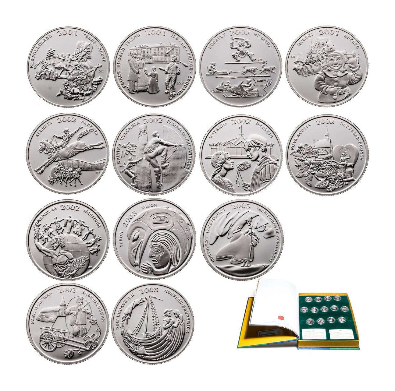 Toys Hobbies Coins 13 Coin Sterling Silver Set Festivals of