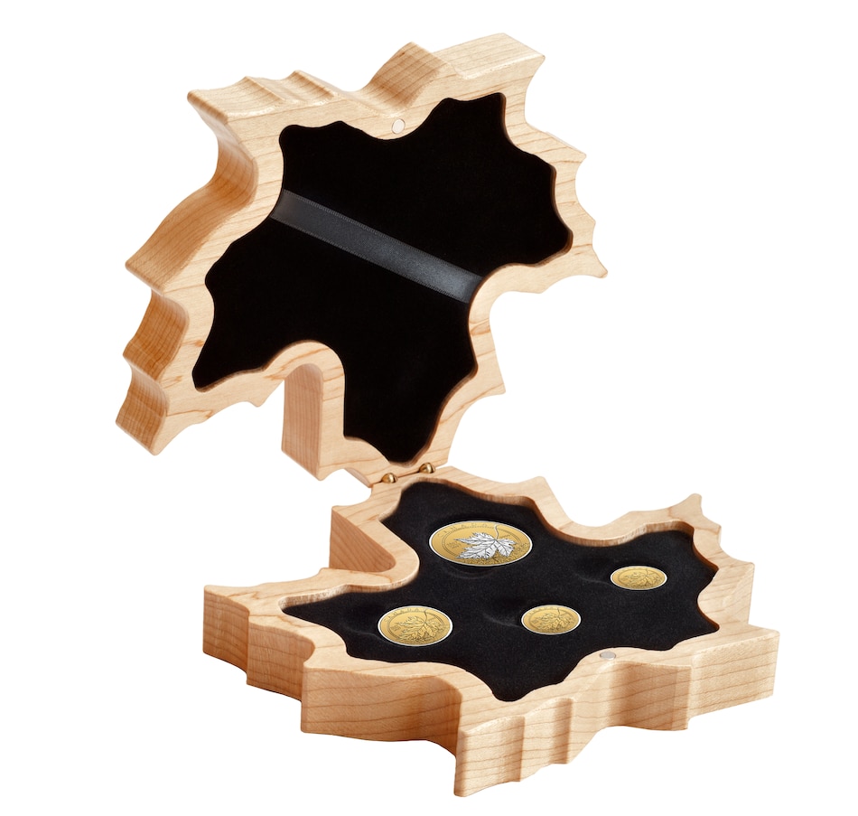 Image 664697.jpg, Product 664-697 / Price $4,899.95, 2017 Pure Gold Maple Leaf Fractional Set: A Celebration of Canada (1867-2017) from Royal Canadian Mint (RCM) on TSC.ca's Coins department