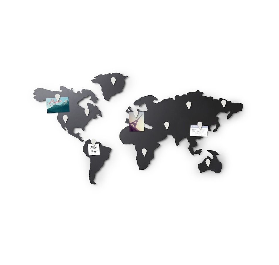 Image 665015.jpg, Product 665-015 / Price $70.00, Umbra MAPPIT Decorative Map from Umbra on TSC.ca's Home & Garden department