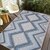 tsc.ca - Carnival Indoor/Outdoor Blue-Grey Polypropylene Rug
