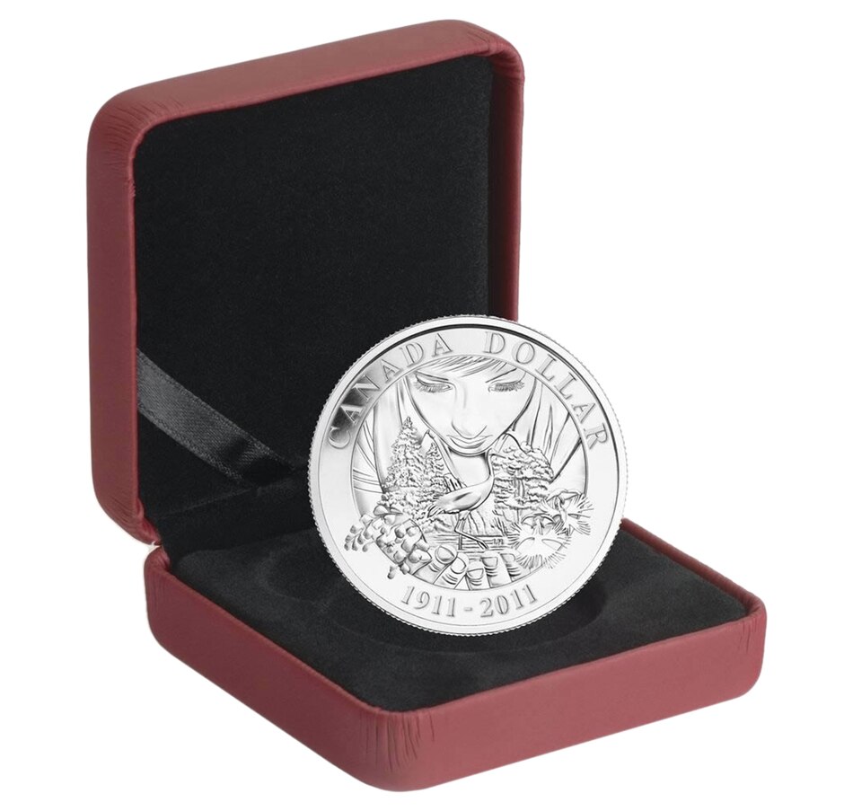 Image 665337_ALTMORE2.jpg, Product 665-337 / Price $49.95, 2011 Brilliant Uncirculated Silver Dollar 100th Anniversary of Parks Canada from Royal Canadian Mint (RCM) on TSC.ca's Coins department