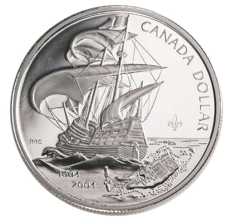 Image 665339_ALTMORE1.jpg, Product 665-339 / Price $299.95, The First French Settlement in North America - 400th Anniversary from Royal Canadian Mint (RCM) on TSC.ca's Coins department