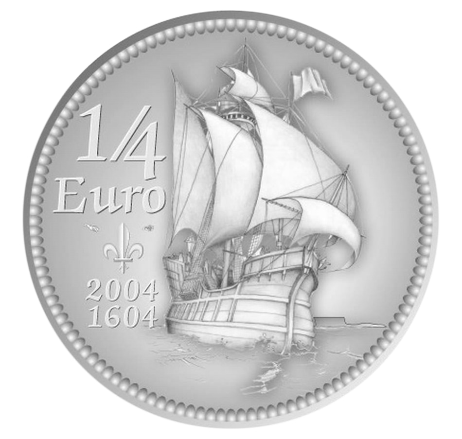 Image 665339_ALTMORE4.jpg, Product 665-339 / Price $299.95, The First French Settlement in North America - 400th Anniversary from Royal Canadian Mint (RCM) on TSC.ca's Coins department