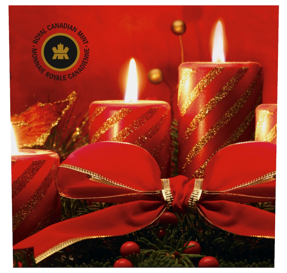 Image 665359_ALTMORE3.jpg, Product 665-359 / Price $74.95, $10 2013 Fine Silver Coin - Holiday Candles from Royal Canadian Mint (RCM) on TSC.ca's Coins department