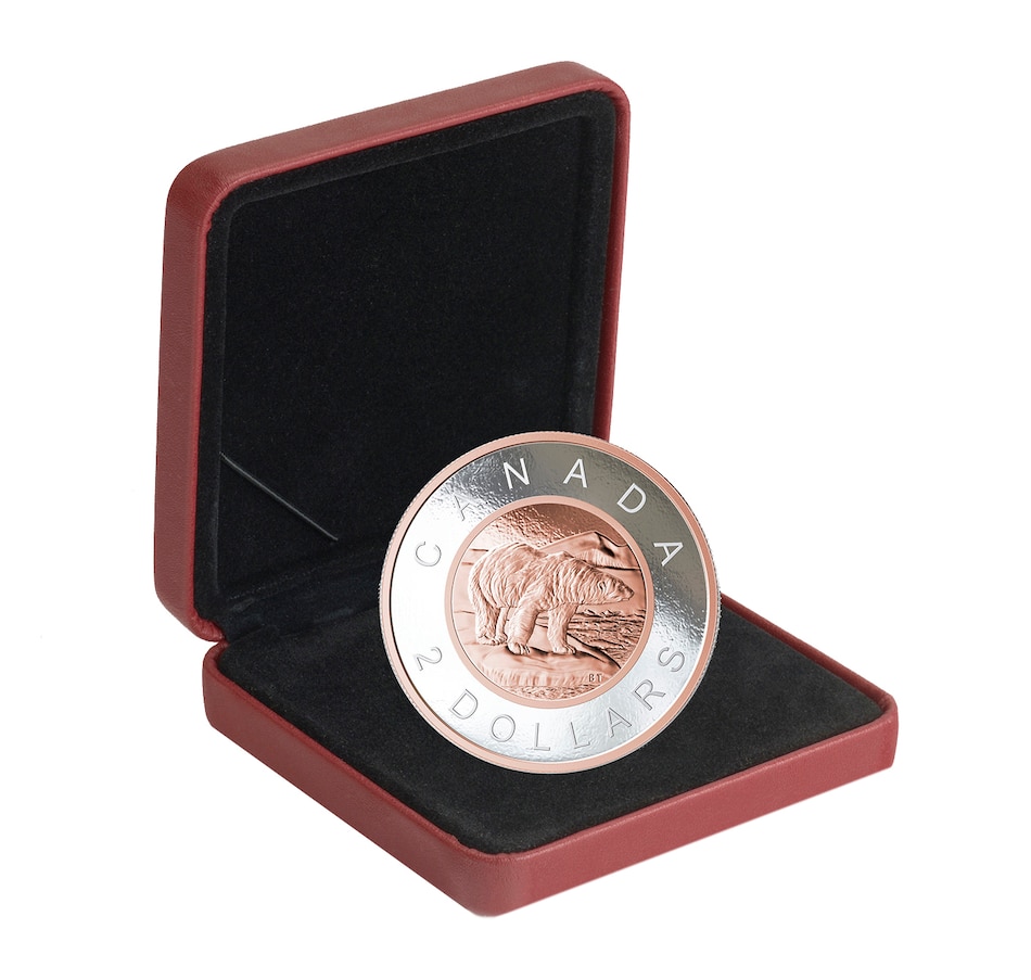 Image 665513_ALTMORE2.jpg, Product 665-513 / Price $619.95, 2018 Big Coin 2-Dollar Polar Bear Design from Royal Canadian Mint (RCM) on TSC.ca's Coins department