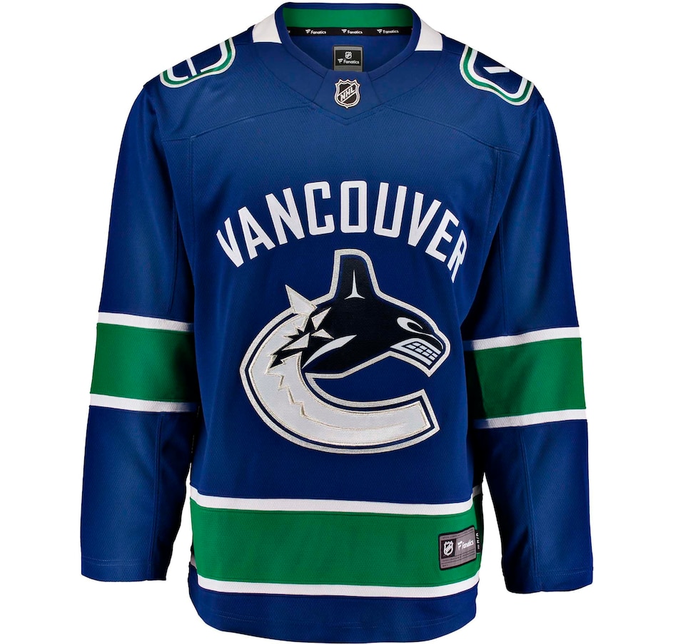 Image 665555.jpg , Product 665-555 / Price $159.99 , Vancouver Canucks NHL Fanatics Breakaway Home Jersey from Fanatics on TSC.ca's Sports department