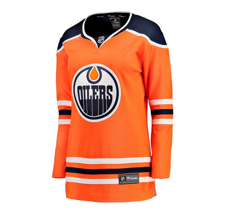 Image 665561.jpg, Product 665-561 / Price $157.99, Women's Edmonton Oilers NHL Fanatics Breakaway Home Jersey from Fanatics on TSC.ca's Sports department