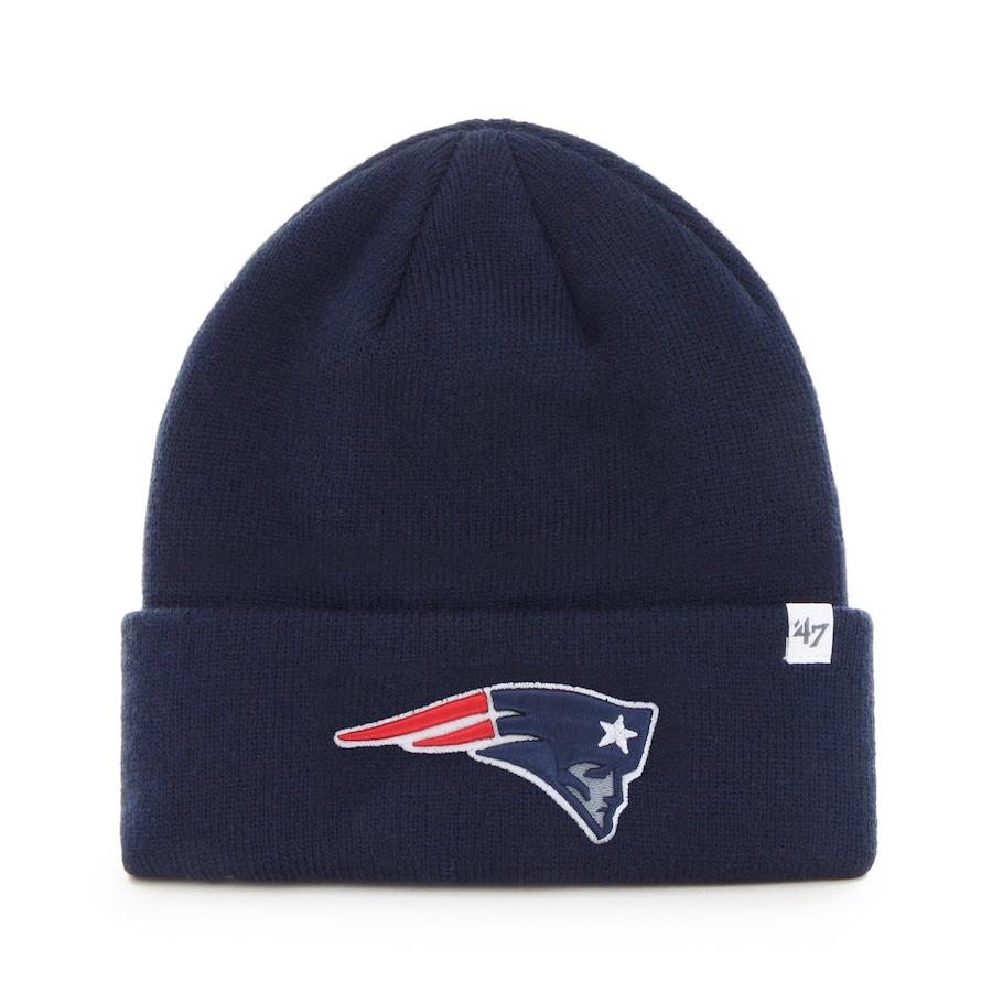 Image 665871.jpg, Product 665-871 / Price $42.99, New England Patriots NFL Raised Cuffed Knit Beanie from 47 Brand on TSC.ca's Sports department