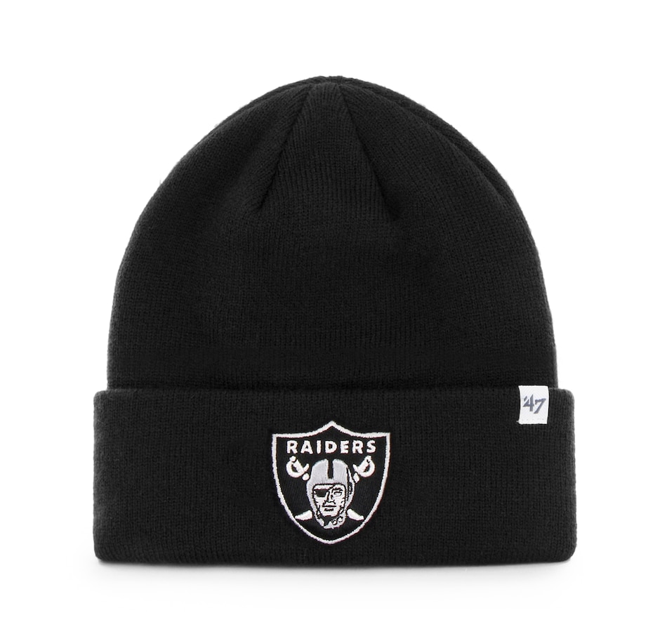 Image 665873.jpg, Product 665-873 / Price $42.99, Oakland Raiders NFL Raised Cuffed Knit Beanie from 47 Brand on TSC.ca's Sports department
