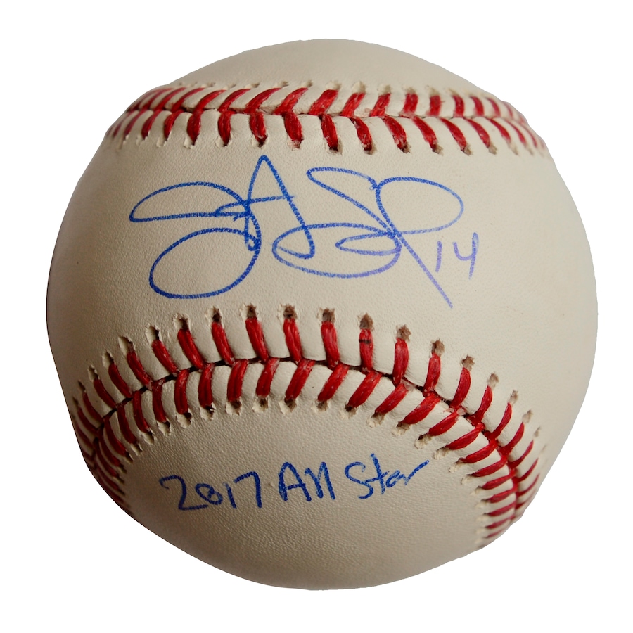 Image 666023.jpg, Product 666-023 / Price $189.99, Autographed Justin Smoak Toronto Blue Jays 2017 All Star Major League Baseball from DPI Sports on TSC.ca's Sports department