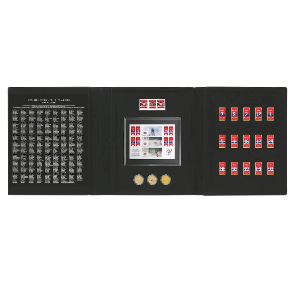 Image 666201.jpg, Product 666-201 / Price $149.95, Montreal Canadiens 100th Anniversary Deluxe Collector Set from Royal Canadian Mint (RCM) on TSC.ca's Coins department