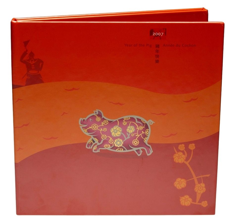 Image 666209.jpg, Product 666-209 / Price $118.88, RCM Chinese Lunar $15 Coin and Stamp Set: Year of the Pig from Royal Canadian Mint (RCM) on TSC.ca's Coins department