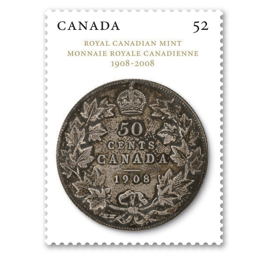 Image 666219_ALTMORE3.jpg, Product 666-219 / Price $49.95, 2008 50-Cent RCM Coin and Stamp Set Sterling Silver from Royal Canadian Mint (RCM) on TSC.ca's Coins department