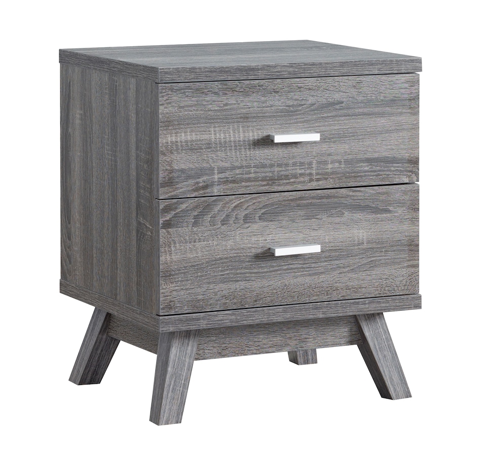 Image 666498_GRY.jpg, Product 666-498 / Price $179.99, Brassex Night Stand (Splayed Leg) from Brassex on TSC.ca's Home & Garden department