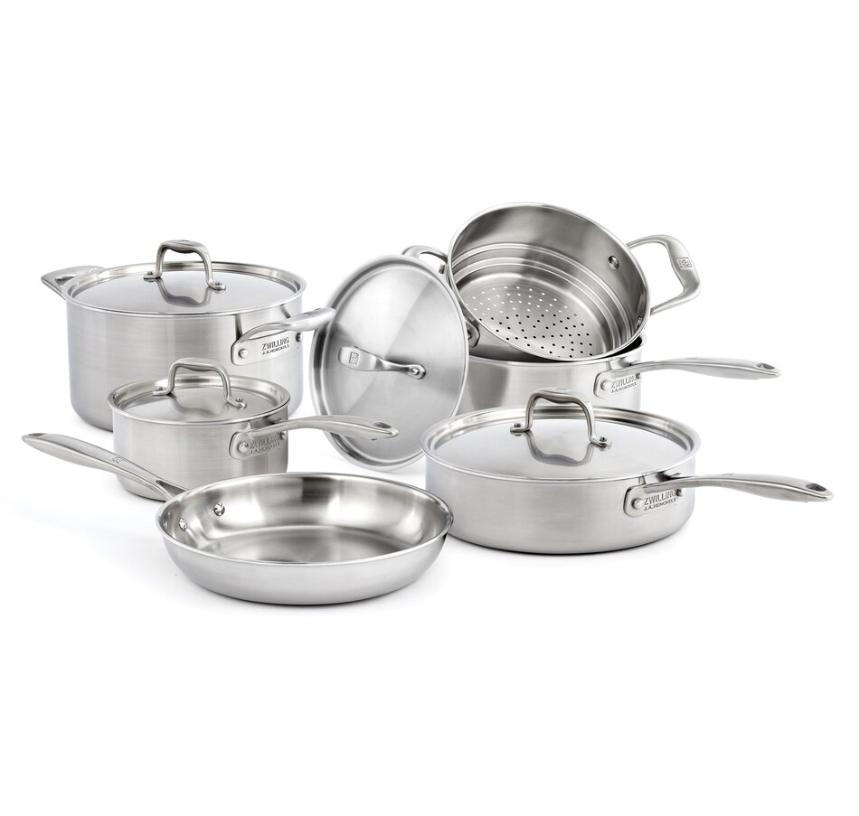 Image 666588.jpg, Product 666-588 / Price $499.99, Zwilling Solii 10-Piece Cookware Set from Zwilling on TSC.ca's Kitchen department