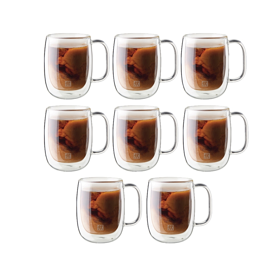 Image 666594.jpg, Product 666-594 / Price $119.99, Zwilling Sorrento Plus Double-Walled Glasses (Coffee 8-Pack) from Zwilling on TSC.ca's Kitchen department