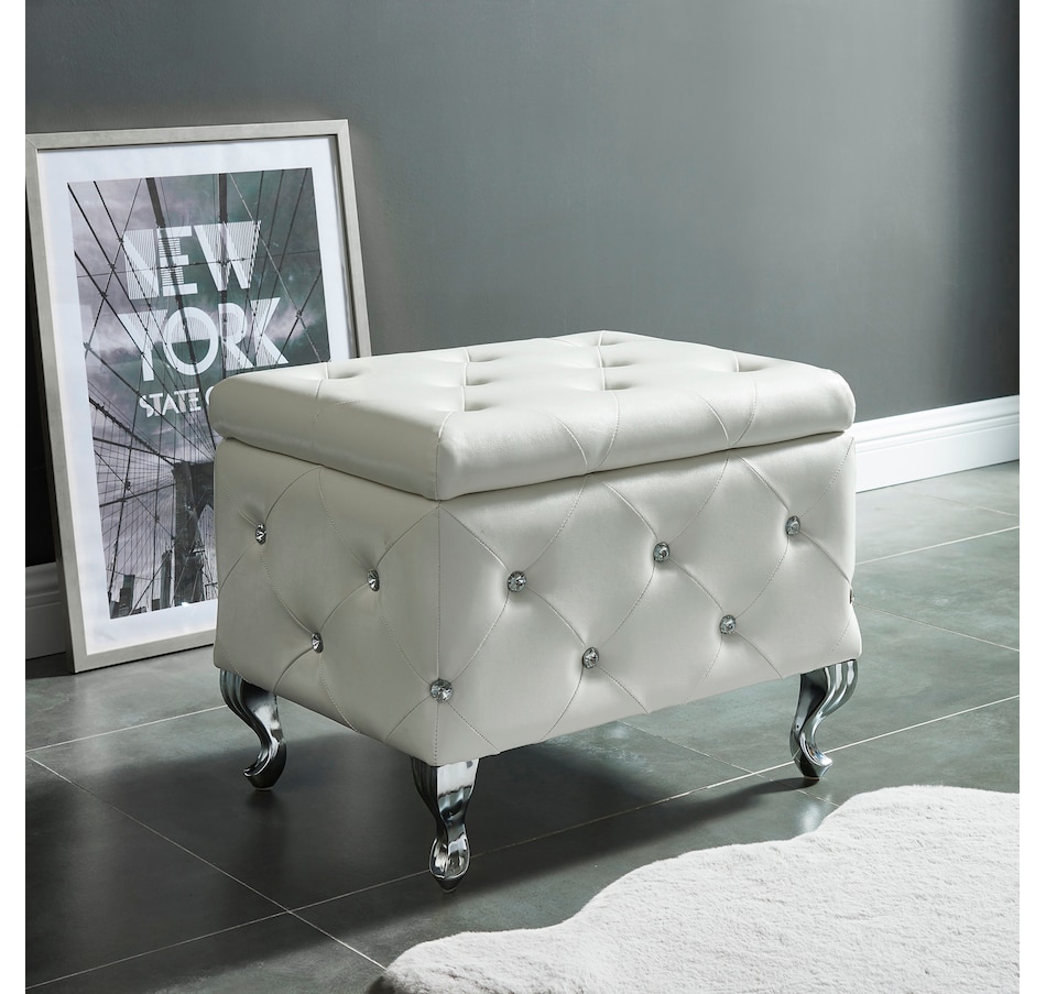 Image 666599_ALTMORE3.jpg, Product 666-599 / Price $224.95, Monique Single Storage Ottoman from Worldwide Home Furnishings on TSC.ca's Home & Garden department