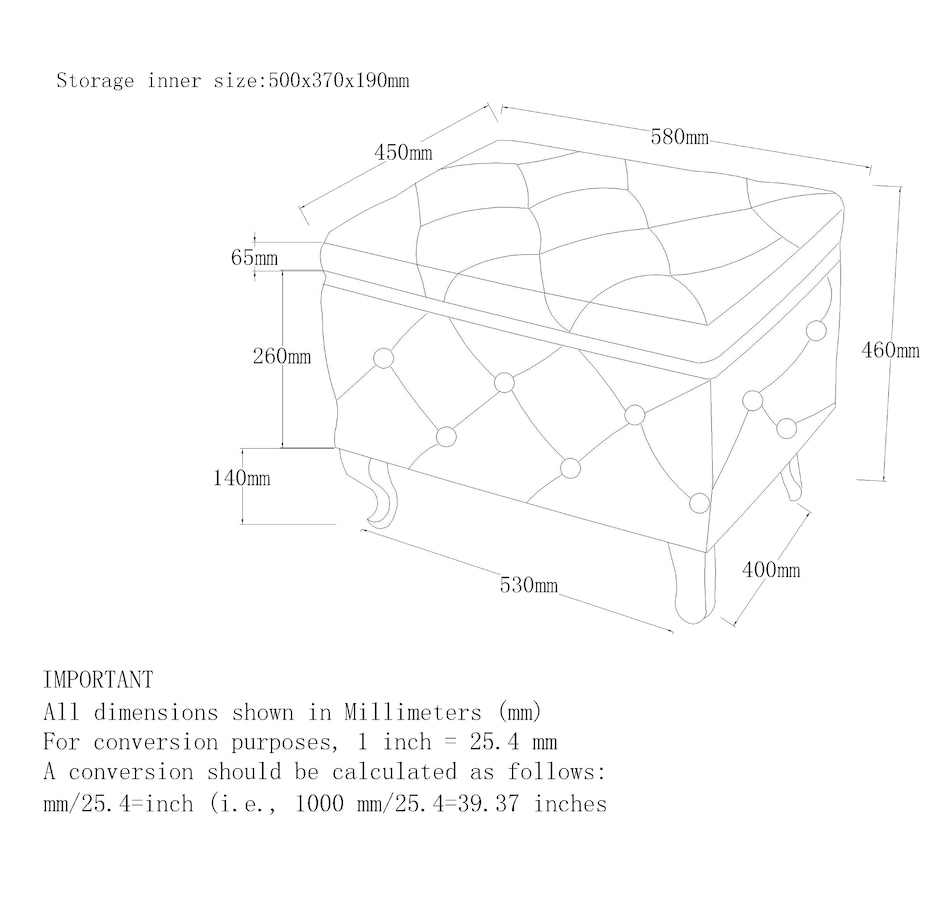 Image 666599_ALTMORE4.jpg, Product 666-599 / Price $224.95, Monique Single Storage Ottoman from Worldwide Home Furnishings on TSC.ca's Home & Garden department