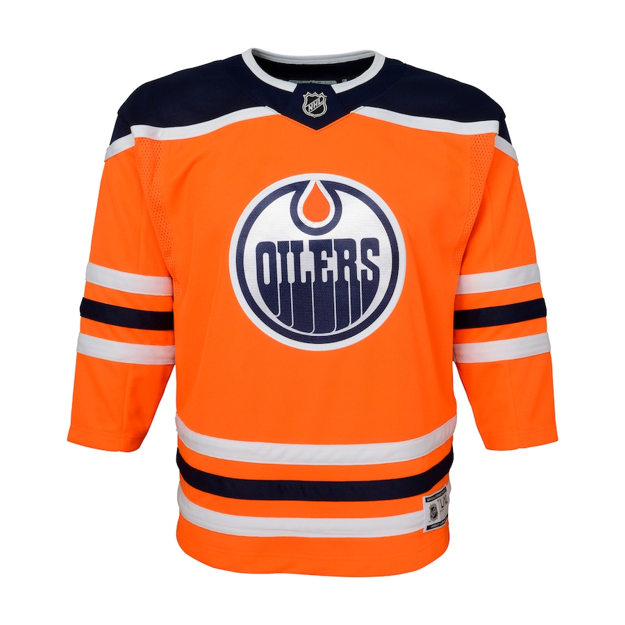 Image 666675.jpg, Product 666-675 / Price $73.99, Infant Edmonton Oilers NHL Premier Team Jersey from Fanatics on TSC.ca's Sports department