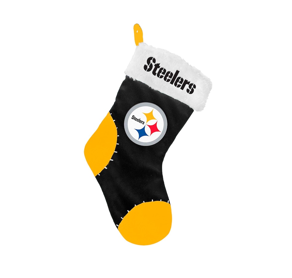 Image 666731.jpg, Product 666-731 / Price $25.99, Pittsburgh Steelers NFL Holiday Stitched Plush Stocking on TSC.ca's Sports department