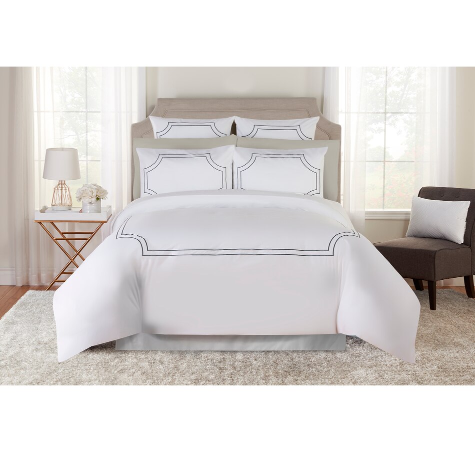Image 666761_WHT.jpg, Product 666-761 / Price $236.99 - $257.99, Beco Home Florence Duvet Cover from Beco Home on TSC.ca's Home & Garden department