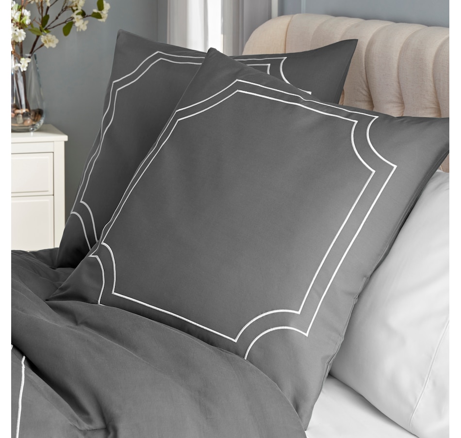 Image 666762_GRY.jpg, Product 666-762 / Price $81.99, Beco Home Florence Euro Sham from Beco Home on TSC.ca's Home & Garden department