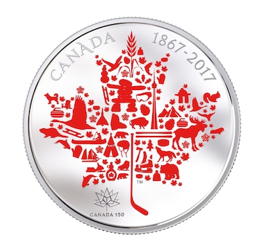 2017 $50 Five-Ounce Fine Silver Coin Canadian Icons